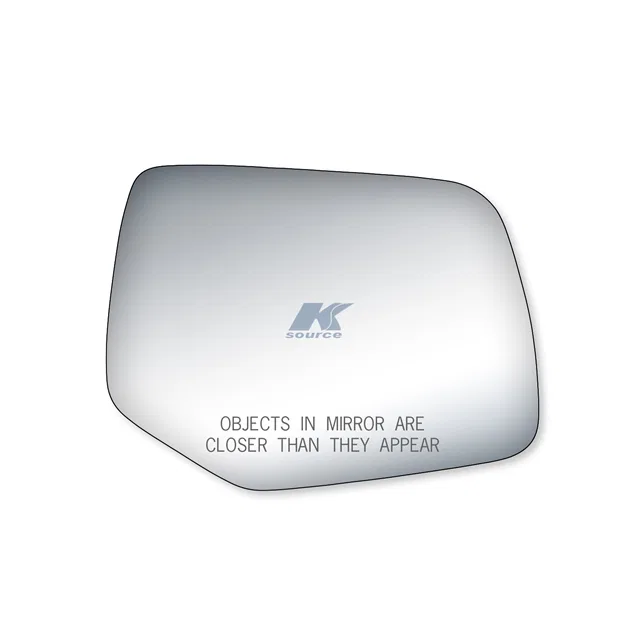 90212 – K-SOURCE Exterior Mirror Glass, OEM Replacement Direct-Fit Glass Only Power Heated 5-11/16 Inch Height X 7-3/...